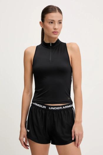 Tréningový top Under Armour Vanish Elite čierna farba, s polorolákom, 1389874