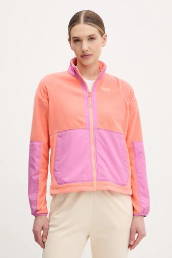 Športová mikina Helly Hansen Rig oranžová farba, vzorovaná, 54078