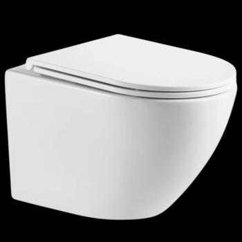 LaVilla WC misa závesná LIMNOS Rimless TORNADO - set vrátane sedátka SLIM softclose CE-93-001-L