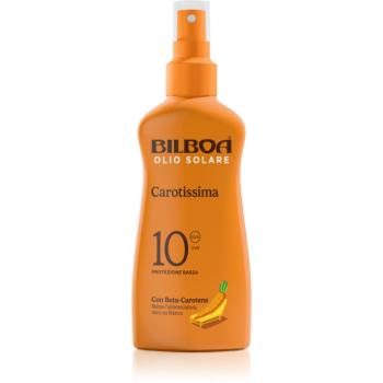 Bilboa Carotissima Olio olej v spreji na opaľovanie s betakaroténom SPF 10 200 ml