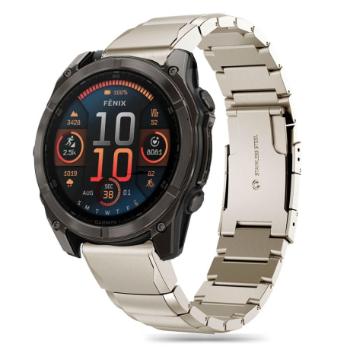 Tech-Protect Steelband remienok na Garmin Fenix 5x / 5x Plus / 6x / 6x Pro / 7x / 8 51mm, titanium