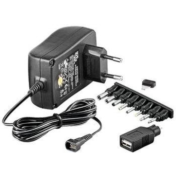 Univerzálny 230 V/3 – -12 V jednosmerný 1500 mA (ppadapter-01)