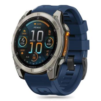 Tech-Protect Silicone remienok na Garmin Fenix 5x / 5x Plus / 6x / 6x Pro / 7x / 8 51mm, navy blue