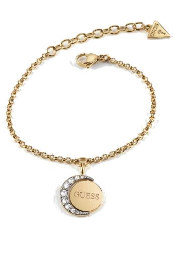 Guess Pozlátený náramok s kryštálmi Moon Phases JUBB01198JWYG 14,5 - 18,5 cm - S