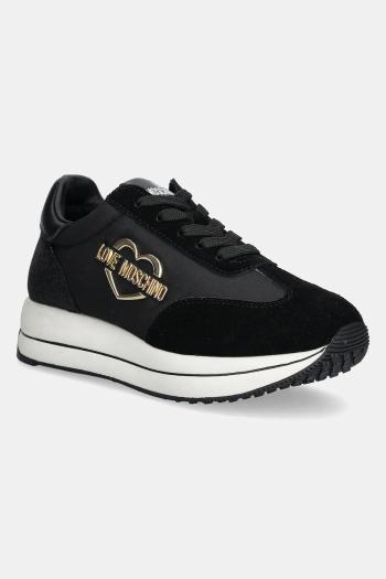 Tenisky Love Moschino čierna farba, JA15074G1MINA00A