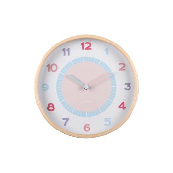 Dizajnové nástenné hodiny Karlsson 5963MC svetlomodré, priemer 25 cm