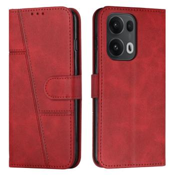 STITCHED Peňaženkový kryt pre Oppo Reno13 Pro 5G červený