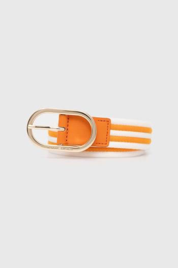Opasok Tommy Hilfiger dámsky,oranžová farba,AW0AW16168