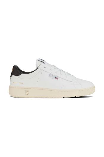Kožené tenisky K-Swiss SLAMMKLUB CC biela farba, 08911.198.M