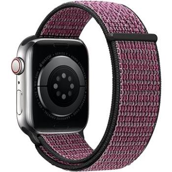 Eternico Airy na Apple Watch 38 mm/40 mm/41 mm  Fig Purple and Black edge (AET-AWAY-FiPuB-38)