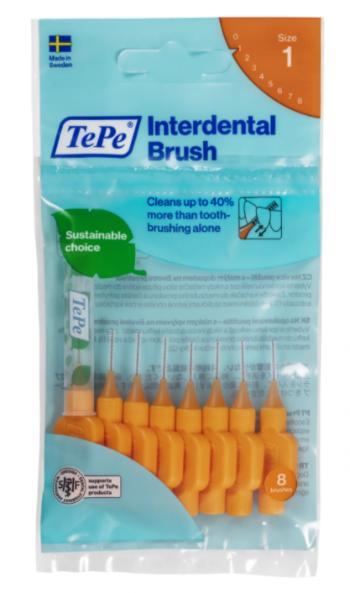 TePe EXTRA SOFT medzizubné kefky na dentálnu starostlivosť 0,45 mm, 8ks