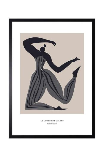 Nástenná dekorácia v ráme home & lifestyle abstract woman shape no.1 50 x 70 cm viac farieb