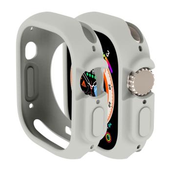 TPU HALF COVER Obal pre Apple Watch Ultra 1 / 2 49mm šedý