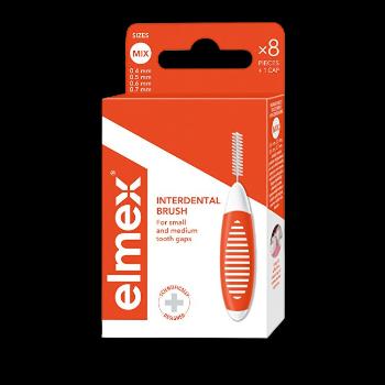 ELMEX medzizubná kefka mix 0,4 mm - 0,7 mm 8 ks