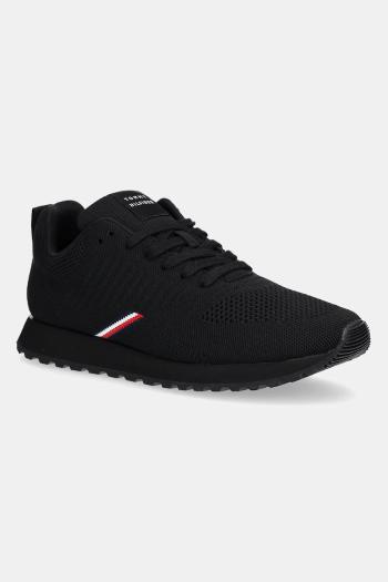 Tenisky Tommy Hilfiger NEW RUNNER EVA CORPO KNIT čierna farba, FM0FM05648
