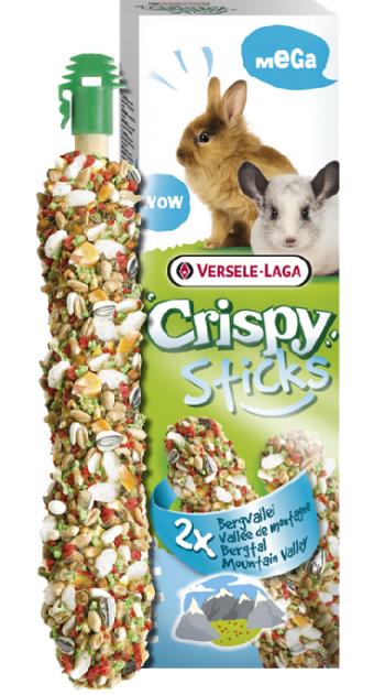 Maškrta Versele Laga Crispy Mega Sticks králik/činčila "Mountain Valley" 2ks 140g