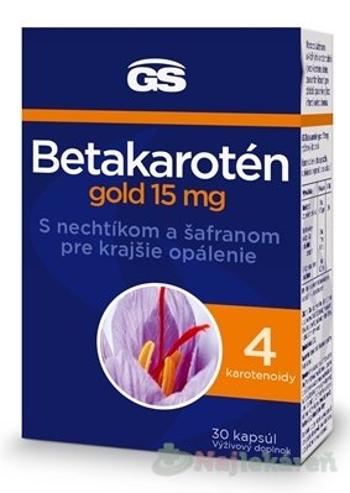 GS Betakarotén gold 15 mg s nechtíkom a šafranom 30 ks