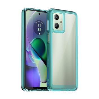 CRYSTAL Ochranný kryt pre Motorola Moto G54 tyrkysový