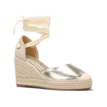 La Modeuse  65976_P153167  Espadrilky Zlatá