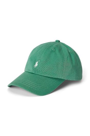 Šiltovka Polo Ralph Lauren zelená farba, jednofarebná, 323785653067