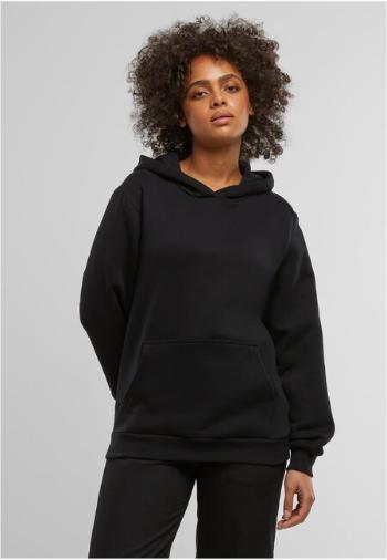 Urban Classics Ladies Organic Loose Brushed Fleece Hoody black - S