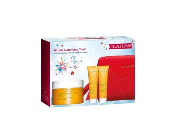 Clarins Darčeková sada telovej starostlivosti Rituale Gommage Tonic