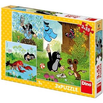 Krtko A Nohavičky 3X55 Puzzle Nové (8590878335257)