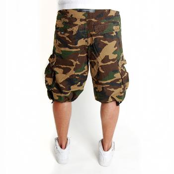 2-Pac Enemy Cargo Shorts Wood Camo - 36