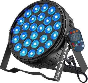 Light4Me FLAT PAR 27 IR RGBW LED PAR