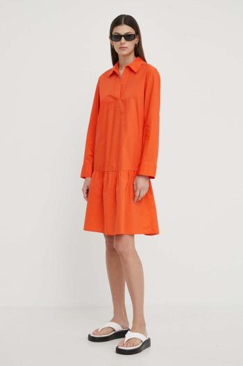 Šaty Marc O'Polo oranžová farba, midi, oversize, 403104121351