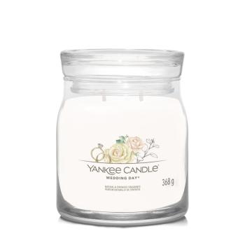 Yankee Candle Aromatická sviečka Signature sklo stredná Wedding Day 368 g