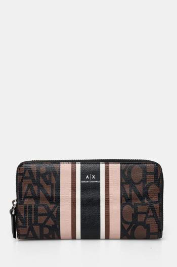 Peňaženka Armani Exchange dámska, hnedá farba, 948068 4R733