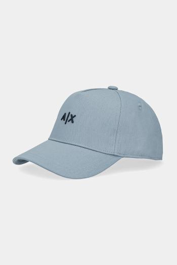 Čiapka Armani Exchange zelená farba, s nášivkou, 954112 CC571