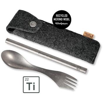 Light My Fire Spork´n Straw Kit Titanum in Merinowool Case (7331423013258)