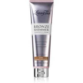 Loving Tan Bronze Shimmer samoopaľovací krém odtieň Dark 120 ml