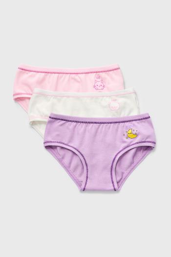 3PACK Dievčenské nohavičky Rainbow