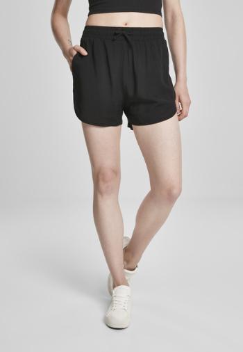 Urban Classics Ladies Viscose Resort Shorts black