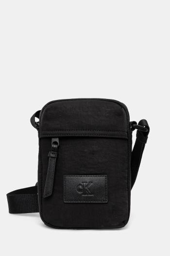 Malá taška Calvin Klein Jeans pánska, čierna farba, LV04G3089G