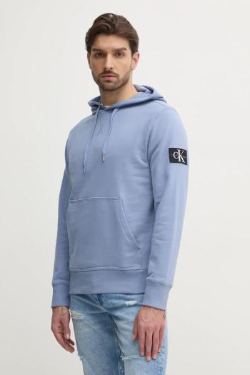 Bavlnená mikina Calvin Klein Jeans pánska, s kapucňou, s nášivkou, J30J323430