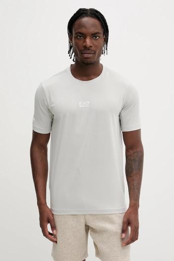 Tréningové tričko EA7 Emporio Armani šedá farba, jednofarebná, AF13912.7M000521