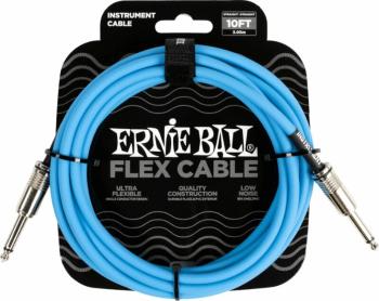 Ernie Ball Flex Instrument Cable Straight/Straight 3 m Rovný - Rovný Nástrojový kábel