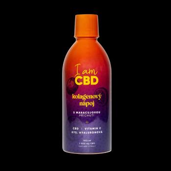 I AM CBD Kolagénový nápoj s CBD, vitamínom C a kyselinou hyalurónovou s príchuťou marakuje 500 ml