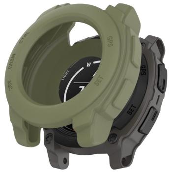 TPU HALF COVER Kryt pre Garmin Instinct E 40mm tmavozelený