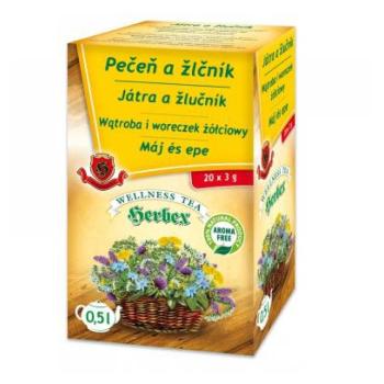 HERBEX Pečeň a žlčník 20x3 g