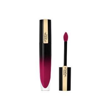 L'oréal  Signature Lacquered Liquid Lipstick - 313 Be Rebellious  Líčenie obočia Fialová