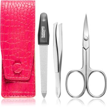 DuKaS Premium Line Solingen 892 cestovná sada Pink Crocodile