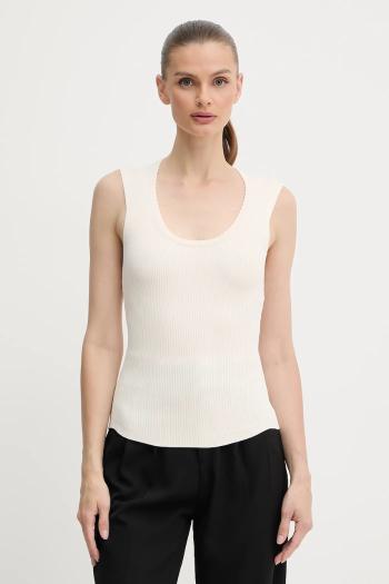 Top Twinset béžová farba, 252TP3350