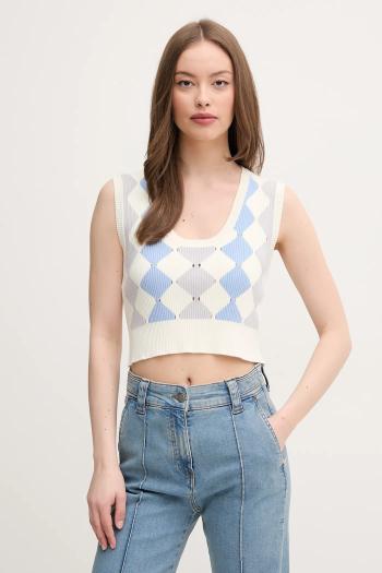 Vesta United Colors of Benetton dámska, béžová farba, tenká, 124ME10DI