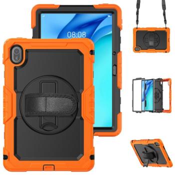 SOLID 360 Odolný obal pre Huawei MatePad SE 11 2024 oranžový