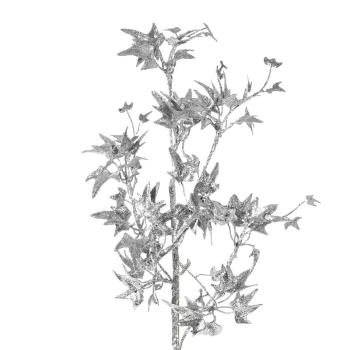 ArtFir VIanočná vetvička 29 | strieborná 78 cm